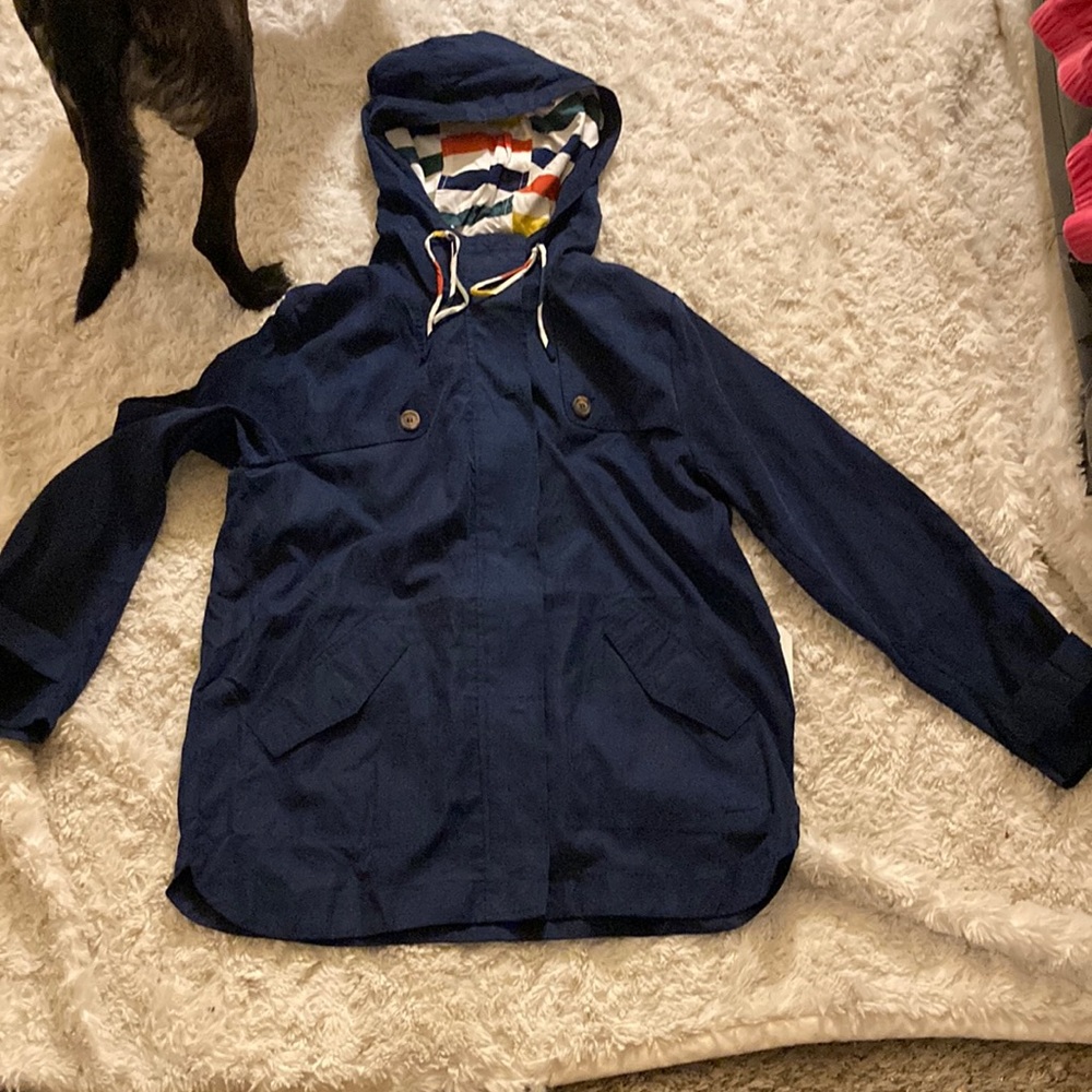 New Day to Day Lightweight Navy Blue Hooded Jacket Size L